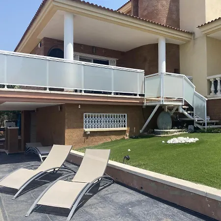 Villa R134 Casa Domingo Con Ac Y Piscina Calafell